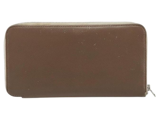 Hermès HERMES Azap Classic Long Wallet Pelle Marrone Auth bs35755 - vista 2