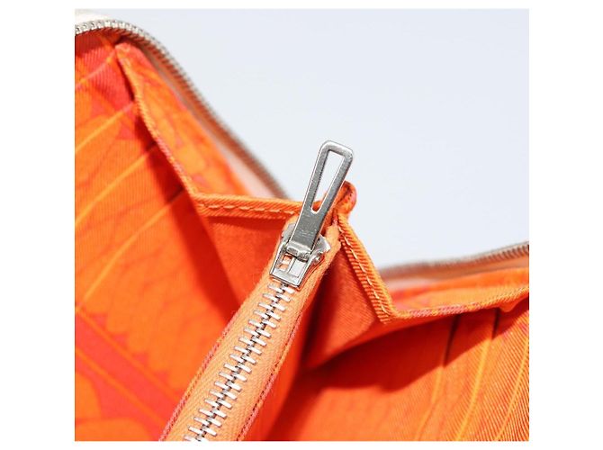 Hermès HERMES Azap Classic Long Wallet Pelle Marrone Auth bs35755 - vista 20