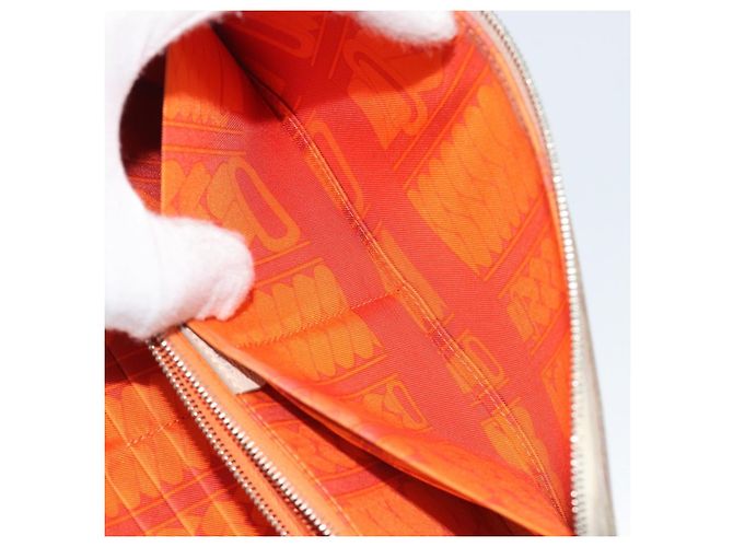 Hermès HERMES Azap Classic Long Wallet Pelle Marrone Auth bs35755 - vista 22