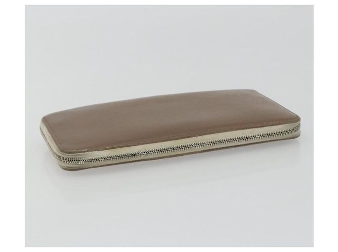 Hermès HERMES Azap Classic Long Wallet Pelle Marrone Auth bs35755 - vista 6
