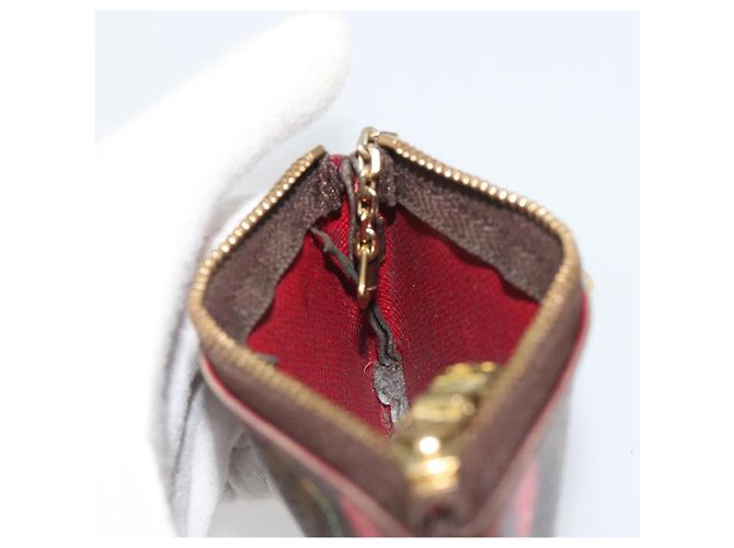 LOUIS VUITTON Monogram Cherry Pochette Cles Coin Purse M95042 LV Auth bs35761 Monograma - vista 11