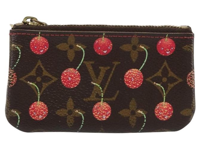 LOUIS VUITTON Monogram Cherry Pochette Cles Coin Purse M95042 LV Auth bs35761 Monograma - vista 13