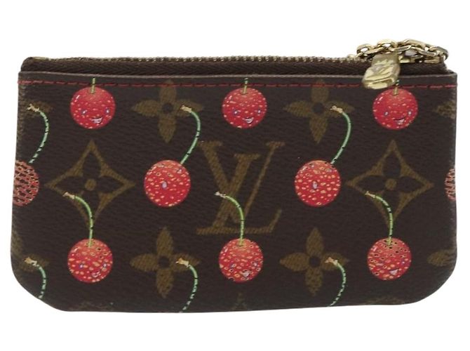 LOUIS VUITTON Monogram Cherry Pochette Cles Coin Purse M95042 LV Auth bs35761 Monograma - vista 2