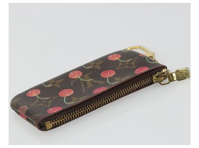 LOUIS VUITTON Monogram Cherry Pochette Cles Coin Purse M95042 LV Auth bs35761 Monograma - vista 5