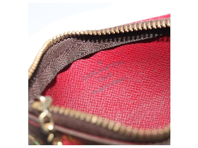 LOUIS VUITTON Monogram Cherry Pochette Cles Coin Purse M95042 LV Auth bs35761 Monograma - vista 9