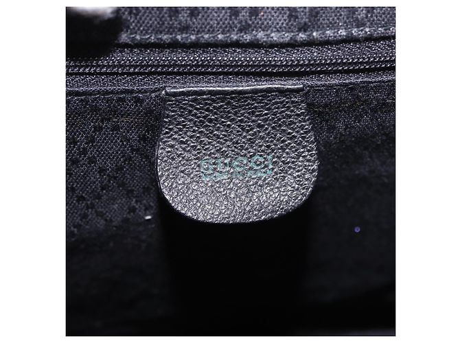 GUCCI Bamboo Rucksack Wildleder Marineblau Gold 003 2058 0016 Auth mr2566 Golden - vista 22