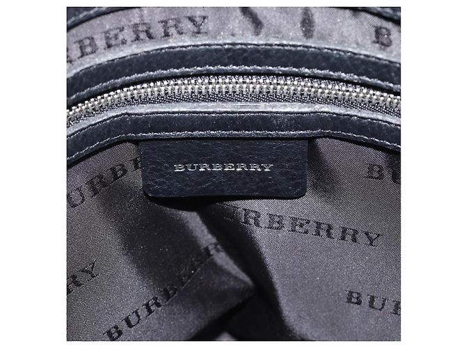 BURBERRY Nova Check Tote Bag Canvas Beige Silver Auth 189960A Silber - Ansicht 10