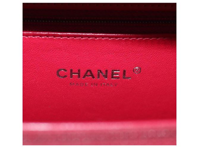 CHANEL CC Figley Matelasse Chain Bag Caviar Skin White Silver CC Auth 189075SM Argento Bianco - vista 27
