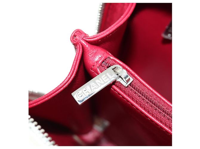 CHANEL CC Figley Matelasse Chain Bag Caviar Skin White Silver CC Auth 189075SM Argento Bianco - vista 30