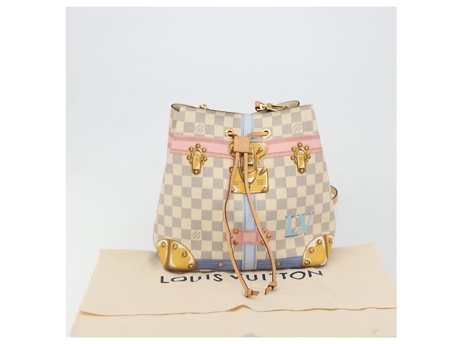 Néonoé LOUIS VUITTON Damier Azur Summer Trunk Neo Noe Bag N41066 LV Auth 189720SM - vista 12