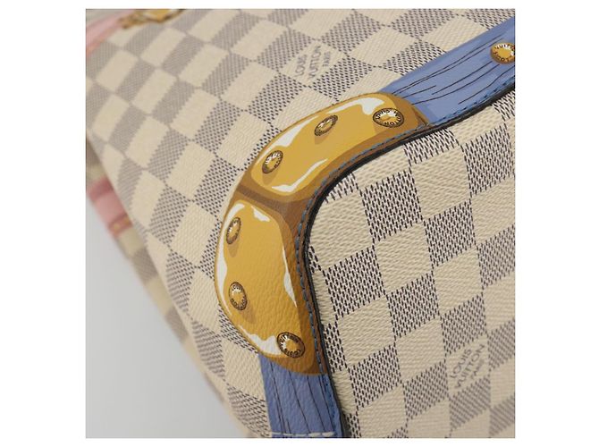 Néonoé LOUIS VUITTON Damier Azur Summer Trunk Neo Noe Bag N41066 LV Auth 189720SM - vista 14