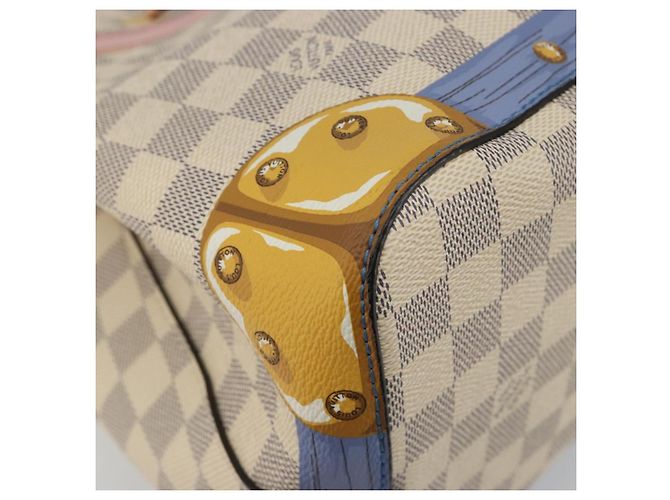 Néonoé LOUIS VUITTON Damier Azur Summer Trunk Neo Noe Bag N41066 LV Auth 189720SM - vista 16