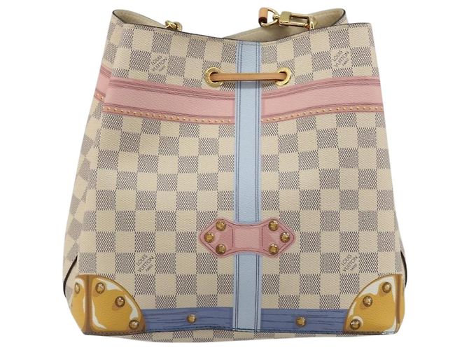 Néonoé LOUIS VUITTON Damier Azur Summer Trunk Neo Noe Bag N41066 LV Auth 189720SM - vista 2