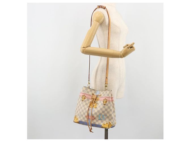 Néonoé LOUIS VUITTON Damier Azur Summer Trunk Neo Noe Bag N41066 LV Auth 189720SM - vista 23