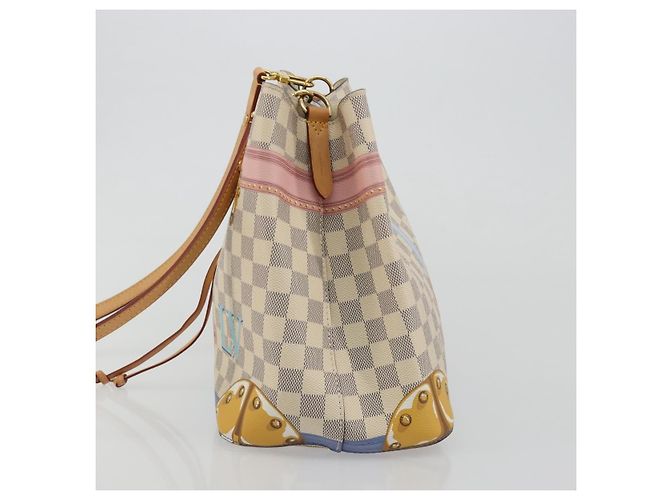 Néonoé LOUIS VUITTON Damier Azur Summer Trunk Neo Noe Bag N41066 LV Auth 189720SM - vista 3