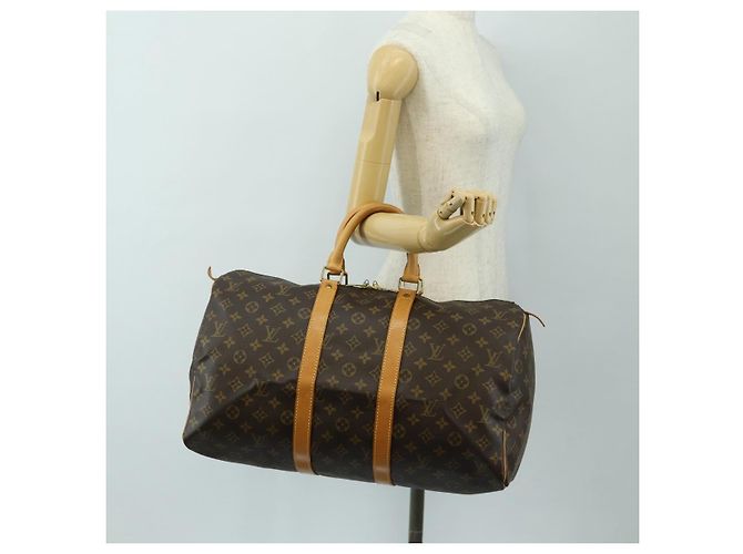 LOUIS VUITTON Monogram Keepall 45 Boston Bag M41428 LV Auth 189735V Monogramma - vista 22