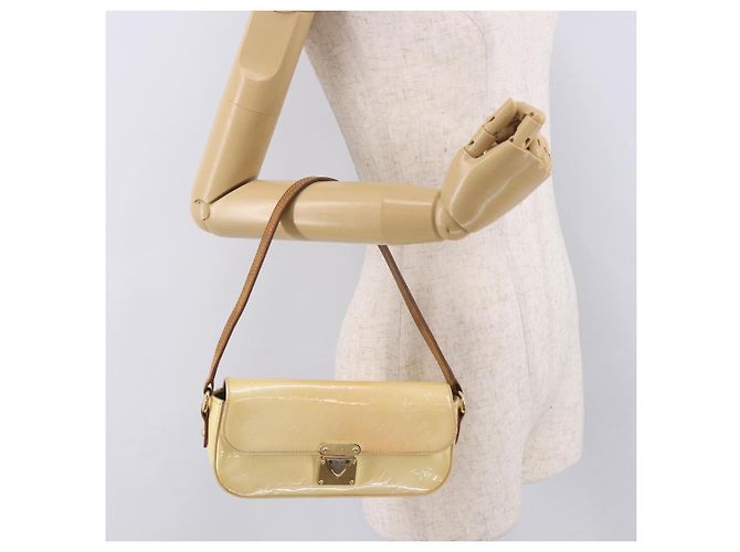 LOUIS VUITTON Monogram Vernis Malibu Street Bag Perle M91507 LV Auth BA13734 - vista 24
