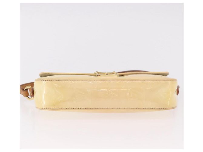 LOUIS VUITTON Monogram Vernis Malibu Street Bag Perle M91507 LV Auth BA13734 - vista 5