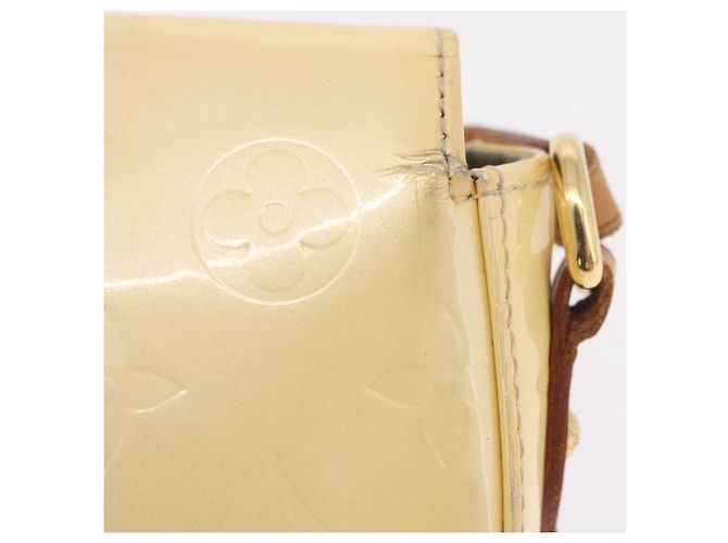 LOUIS VUITTON Monogram Vernis Malibu Street Bag Perle M91507 LV Auth BA13734 - vista 8