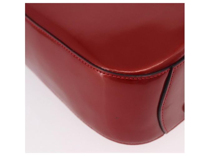 Céline Borsa a tracolla CELINE Star Ball in pelle vernice rossa oro Auth 189968A Rosso D'oro - vista 14