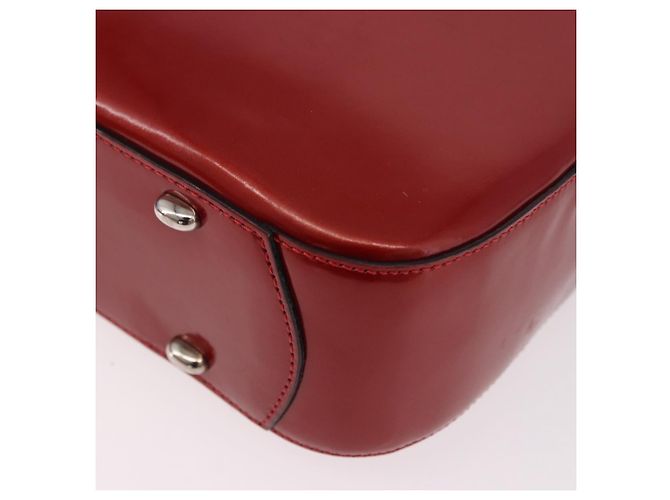 Céline Borsa a tracolla CELINE Star Ball in pelle vernice rossa oro Auth 189968A Rosso D'oro - vista 15