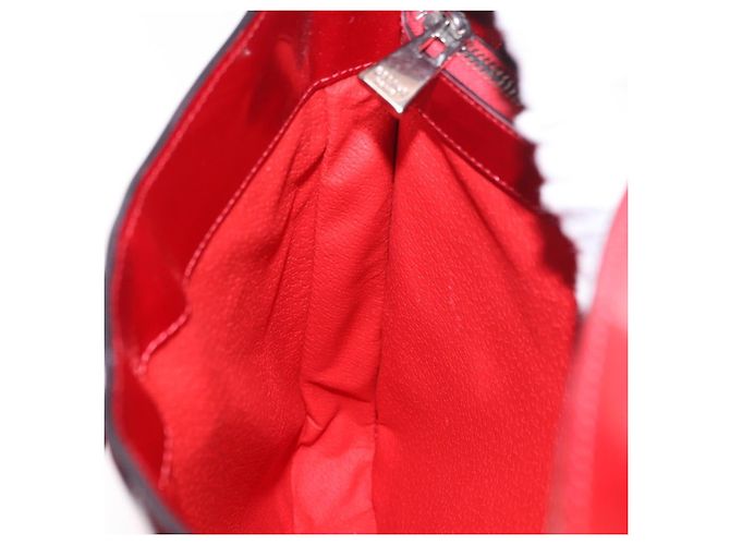 Céline Borsa a tracolla CELINE Star Ball in pelle vernice rossa oro Auth 189968A Rosso D'oro - vista 21