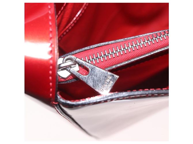 Céline Borsa a tracolla CELINE Star Ball in pelle vernice rossa oro Auth 189968A Rosso D'oro - vista 25