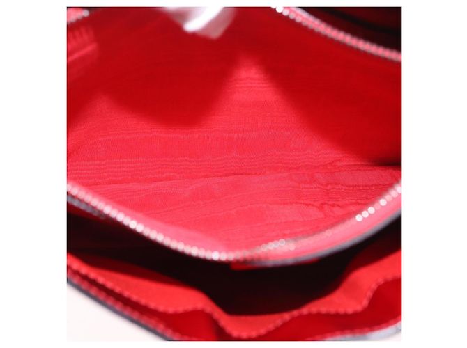 Céline Borsa a tracolla CELINE Star Ball in pelle vernice rossa oro Auth 189968A Rosso D'oro - vista 26