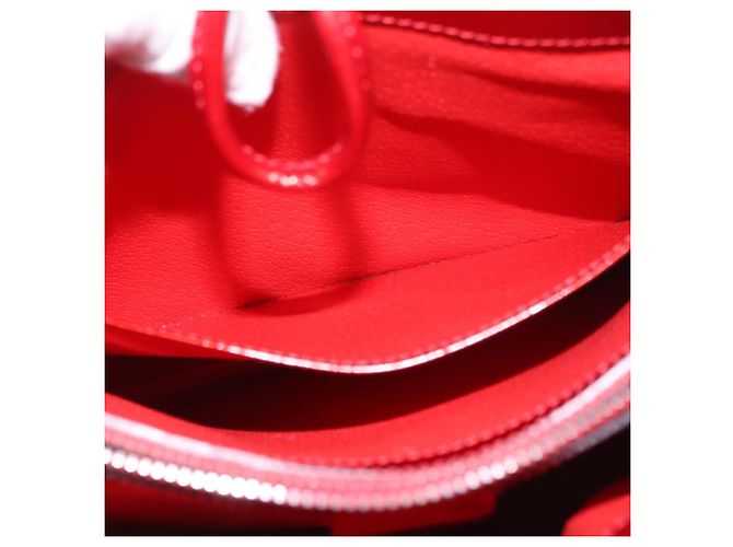 Céline Borsa a tracolla CELINE Star Ball in pelle vernice rossa oro Auth 189968A Rosso D'oro - vista 27