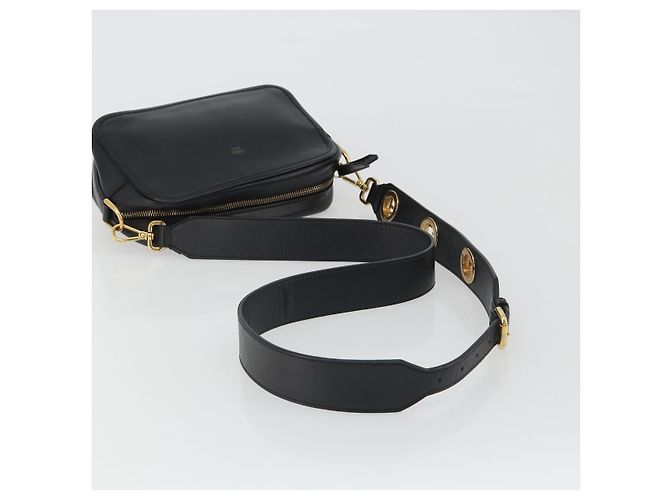 Borsa a Spalla FENDI in Pelle Blu Navy e Oro Auth ka4981 D'oro - vista 7