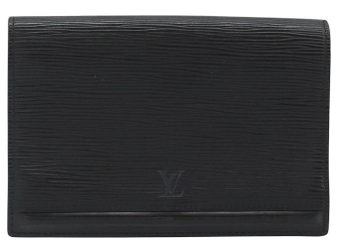 LOUIS VUITTON Epi Pochette Ceinture Waist Bag Black M52602 LV Auth ep15030 - vista 13