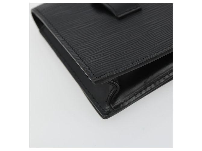 LOUIS VUITTON Epi Pochette Ceinture Waist Bag Black M52602 LV Auth ep15030 - vista 16
