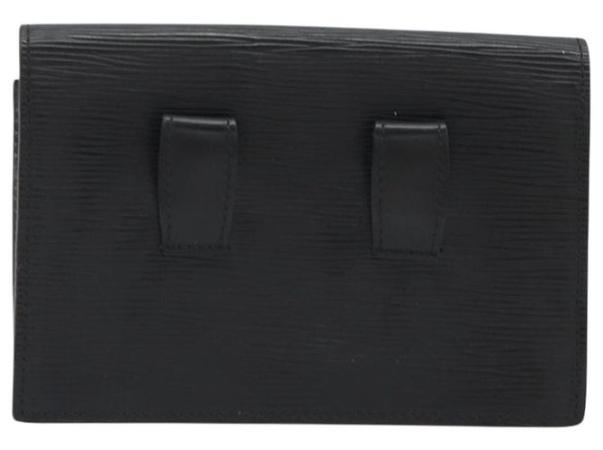 LOUIS VUITTON Epi Pochette Ceinture Waist Bag Black M52602 LV Auth ep15030 - vista 2
