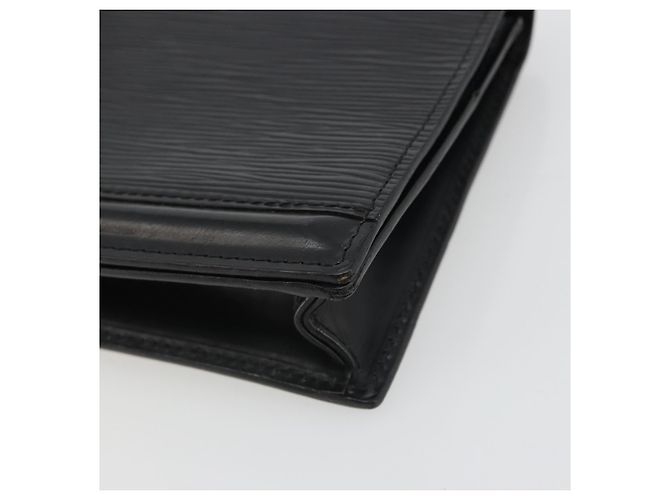 LOUIS VUITTON Epi Pochette Ceinture Waist Bag Black M52602 LV Auth ep15030 - vista 7
