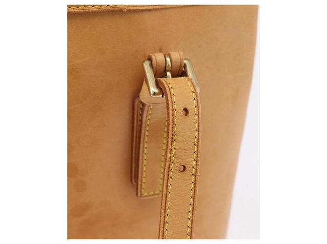 Bucket Borsa a tracolla LOUIS VUITTON Nomad in pelle PM Beige M85001 LV Auth 189289 - vista 10