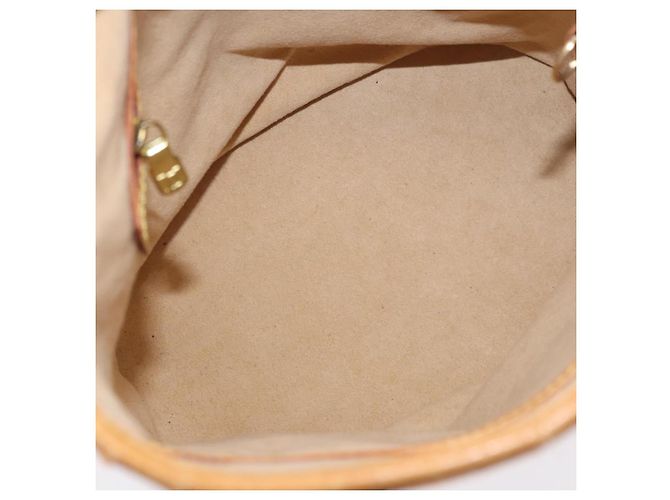 Bucket Borsa a tracolla LOUIS VUITTON Nomad in pelle PM Beige M85001 LV Auth 189289 - vista 11