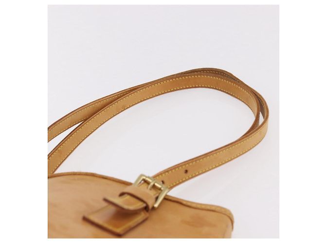Bucket Borsa a tracolla LOUIS VUITTON Nomad in pelle PM Beige M85001 LV Auth 189289 - vista 14