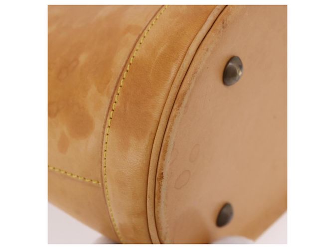 Bucket Borsa a tracolla LOUIS VUITTON Nomad in pelle PM Beige M85001 LV Auth 189289 - vista 15