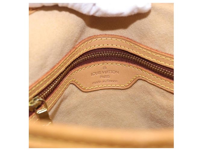 Bucket Borsa a tracolla LOUIS VUITTON Nomad in pelle PM Beige M85001 LV Auth 189289 - vista 20