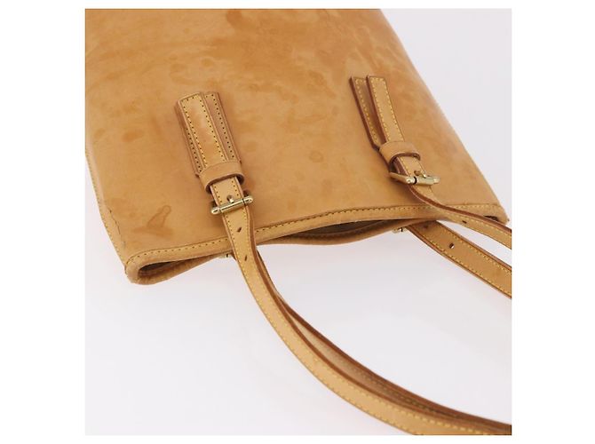 Bucket Borsa a tracolla LOUIS VUITTON Nomad in pelle PM Beige M85001 LV Auth 189289 - vista 7