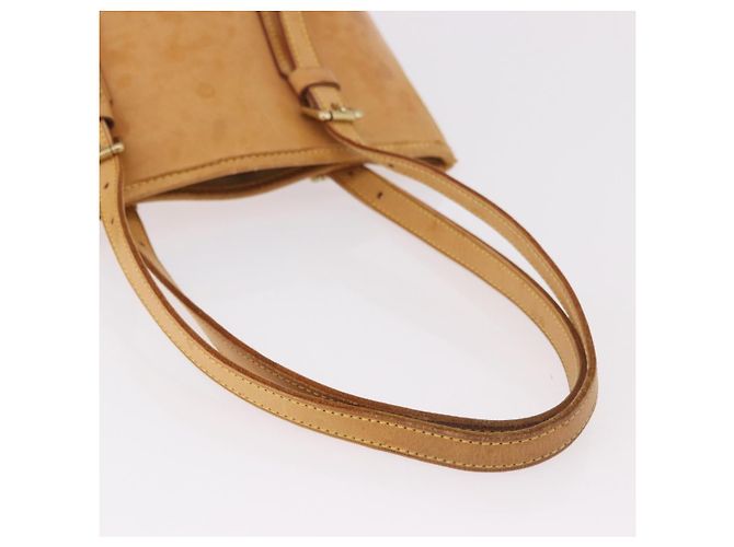 Bucket Borsa a tracolla LOUIS VUITTON Nomad in pelle PM Beige M85001 LV Auth 189289 - vista 8