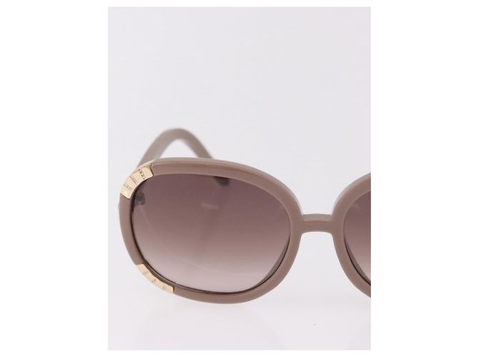 Gafas de sol VALENTINO Chloe de plástico 4 Set Black Beige Brown Auth BA13633 Castaño Negro - vista 10