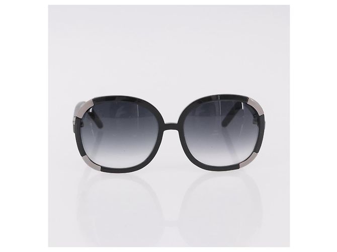 Gafas de sol VALENTINO Chloe de plástico 4 Set Black Beige Brown Auth BA13633 Castaño Negro - vista 14