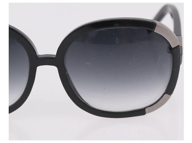 Gafas de sol VALENTINO Chloe de plástico 4 Set Black Beige Brown Auth BA13633 Castaño Negro - vista 17