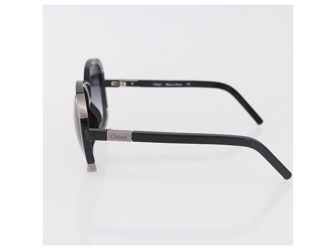 Gafas de sol VALENTINO Chloe de plástico 4 Set Black Beige Brown Auth BA13633 Castaño Negro - vista 18