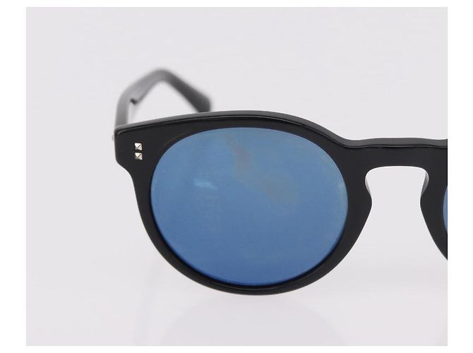 Gafas de sol VALENTINO Chloe de plástico 4 Set Black Beige Brown Auth BA13633 Castaño Negro - vista 22