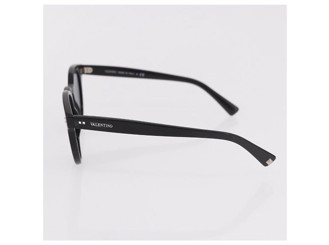 Gafas de sol VALENTINO Chloe de plástico 4 Set Black Beige Brown Auth BA13633 Castaño Negro - vista 24
