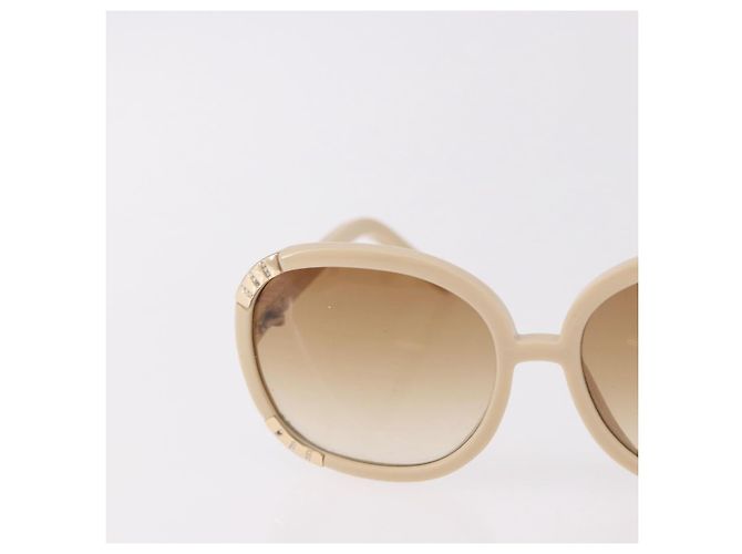 Gafas de sol VALENTINO Chloe de plástico 4 Set Black Beige Brown Auth BA13633 Castaño Negro - vista 4