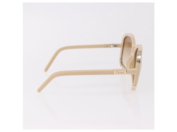 Gafas de sol VALENTINO Chloe de plástico 4 Set Black Beige Brown Auth BA13633 Castaño Negro - vista 7