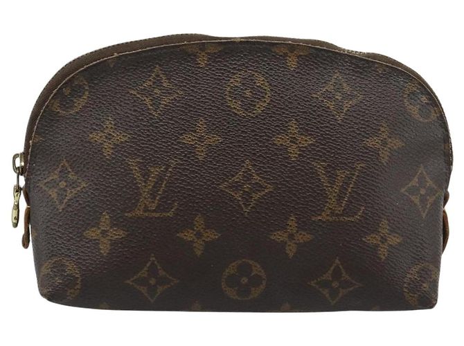 LOUIS VUITTON Monogram Pochette Cosmetic PM Pochette Trucco M47515 LV Auth 190793 Monogramma - vista 13